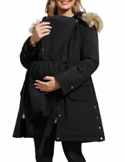 Maacie Maternity Fleece Lined Parka